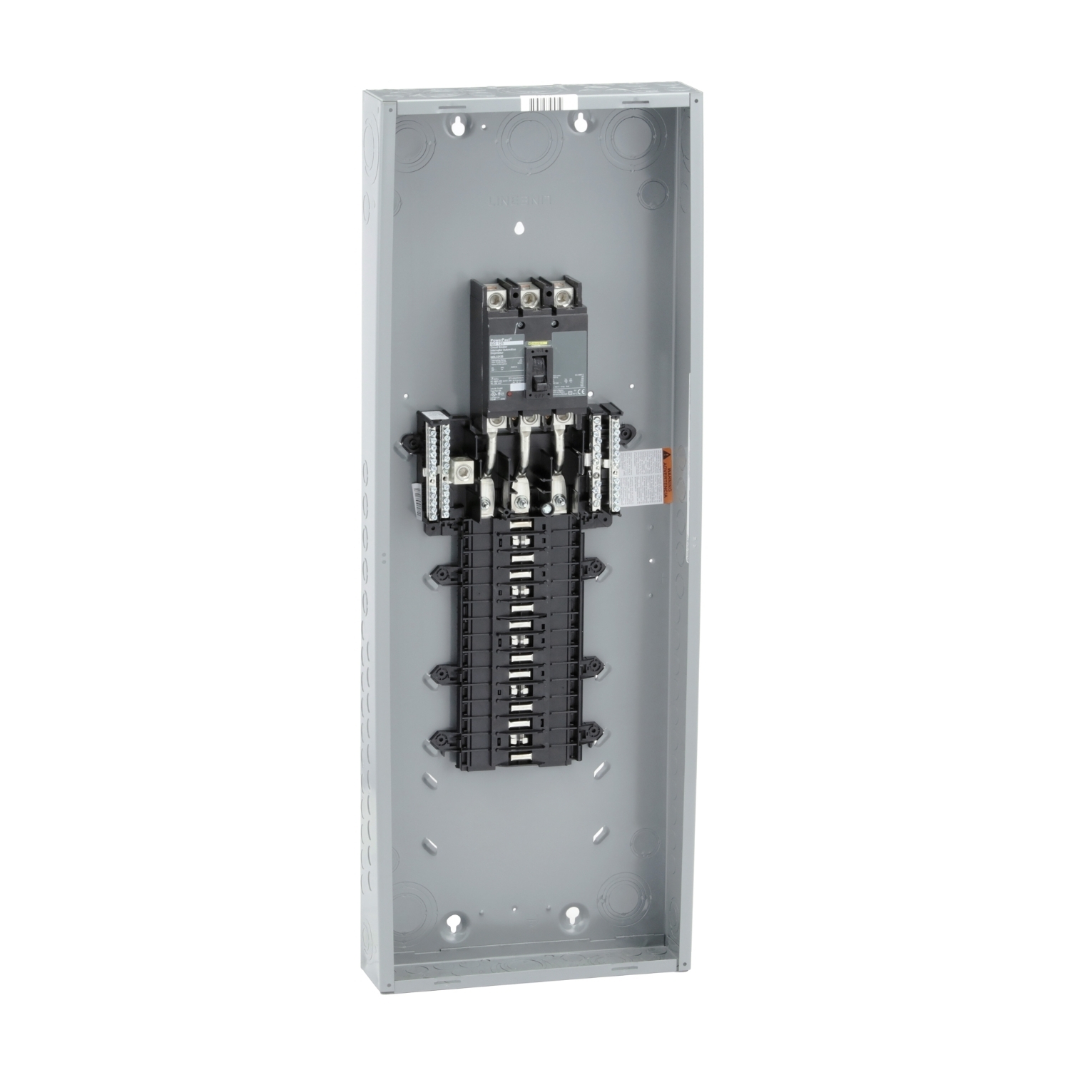 Load center, QO, 3 phase, 30 spaces, 30 circuits, 125A convertible main breaker, NEMA1, QDL