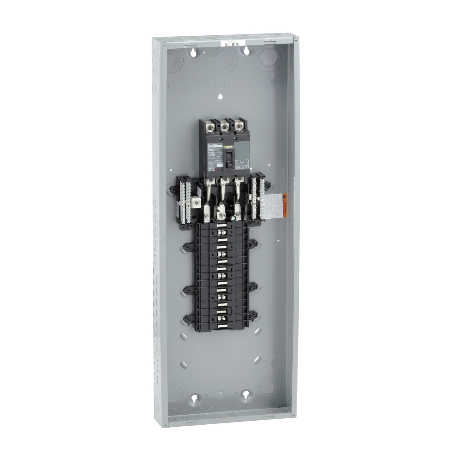 Load center, QO, 3 phase, 30 spaces, 30 circuits, 200A convertible main breaker, NEMA1, QDL