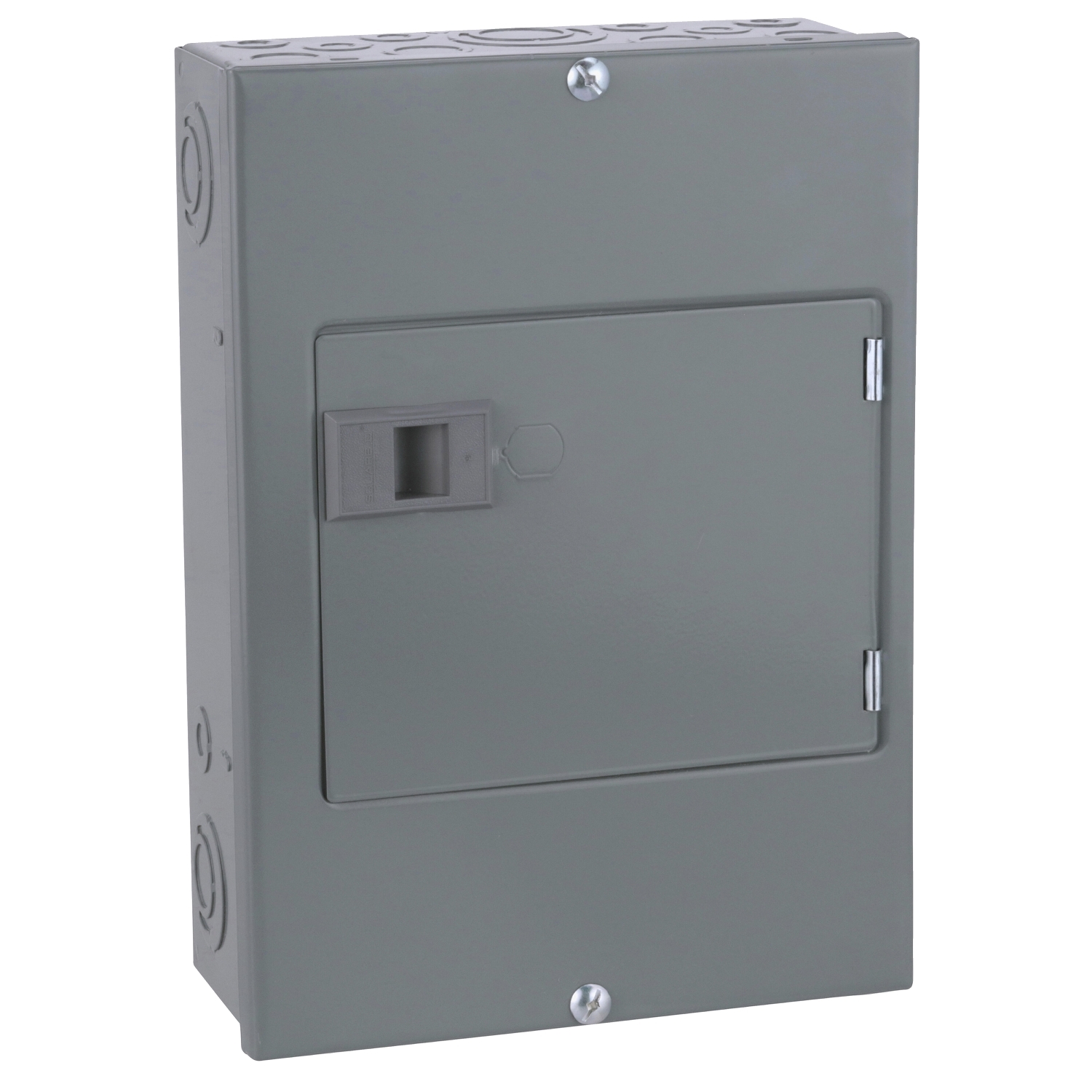 Fixed Main Lug Load Center; 100 Amp, 120/240 Volt AC, 1 Phase, 8 Space, 16 Circuit, 3-Wire, Surface With Door