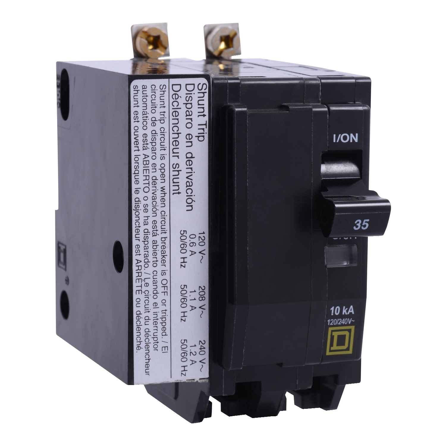 QOB250VH1021 Miniature Circuit Breaker, 50 Amp, 2 Pole, 120/240V