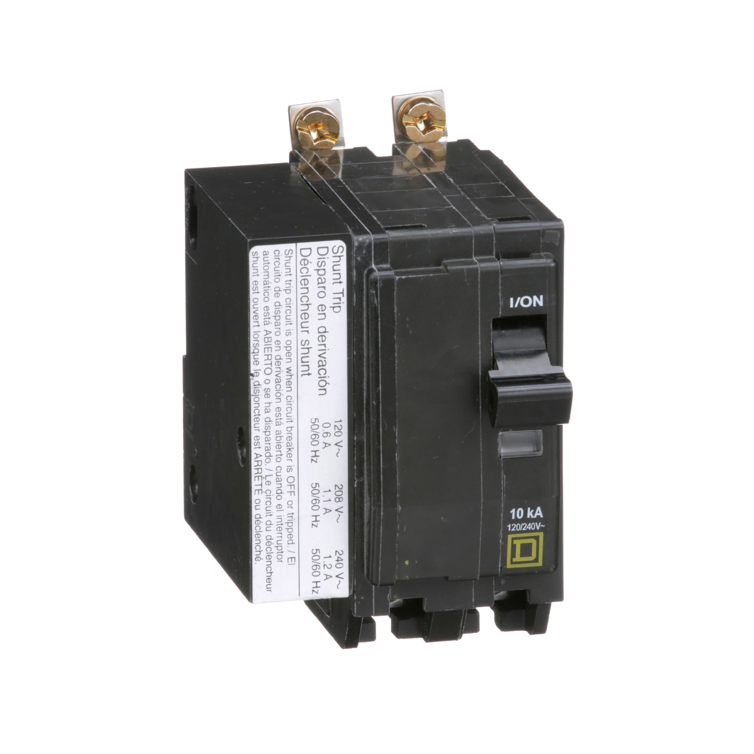QOB3801021 Miniature Circuit Breaker, 80 Amp, 3 Pole, 120/240V