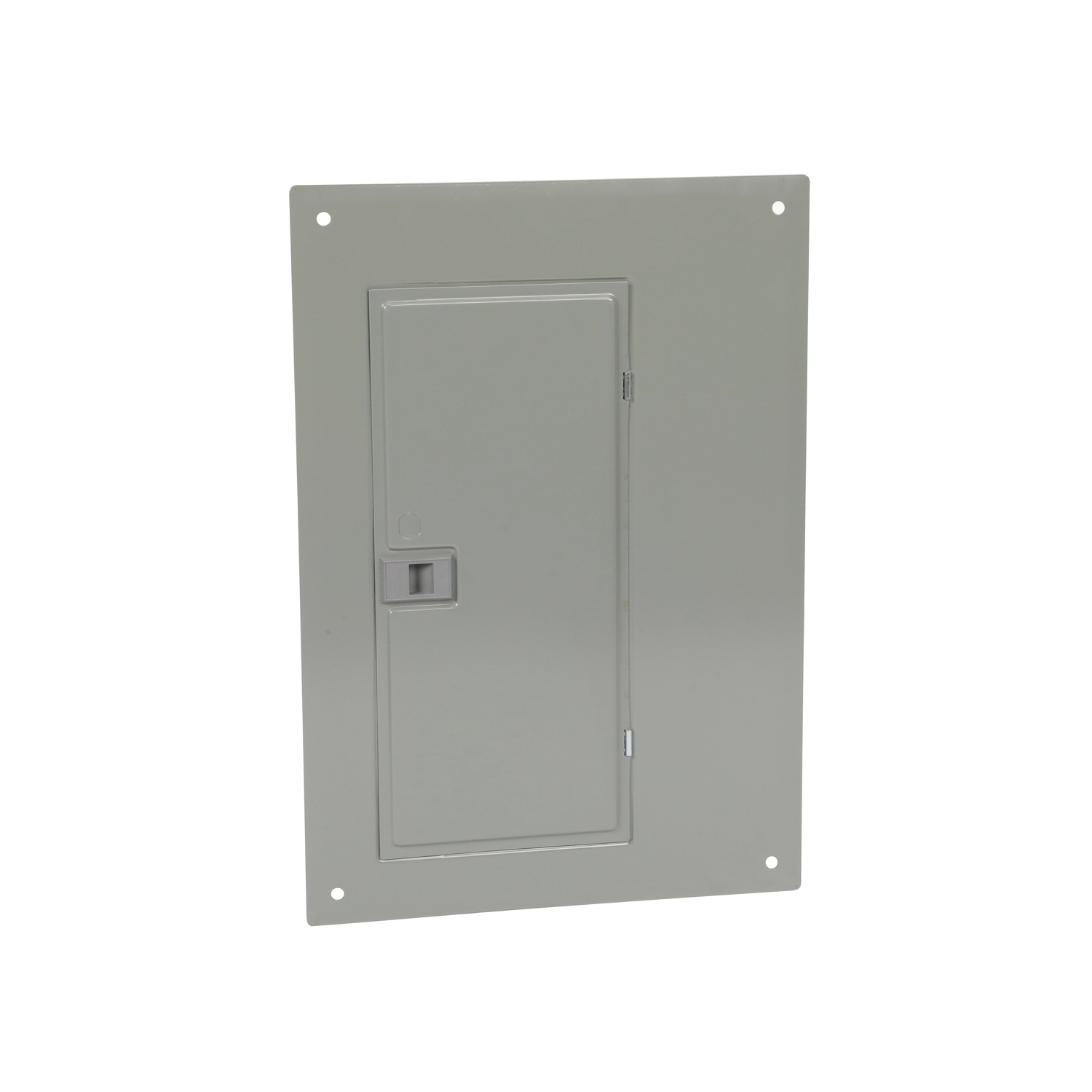 Replacement cover, QO, for 20 space load center, flush, wide gutter, gray