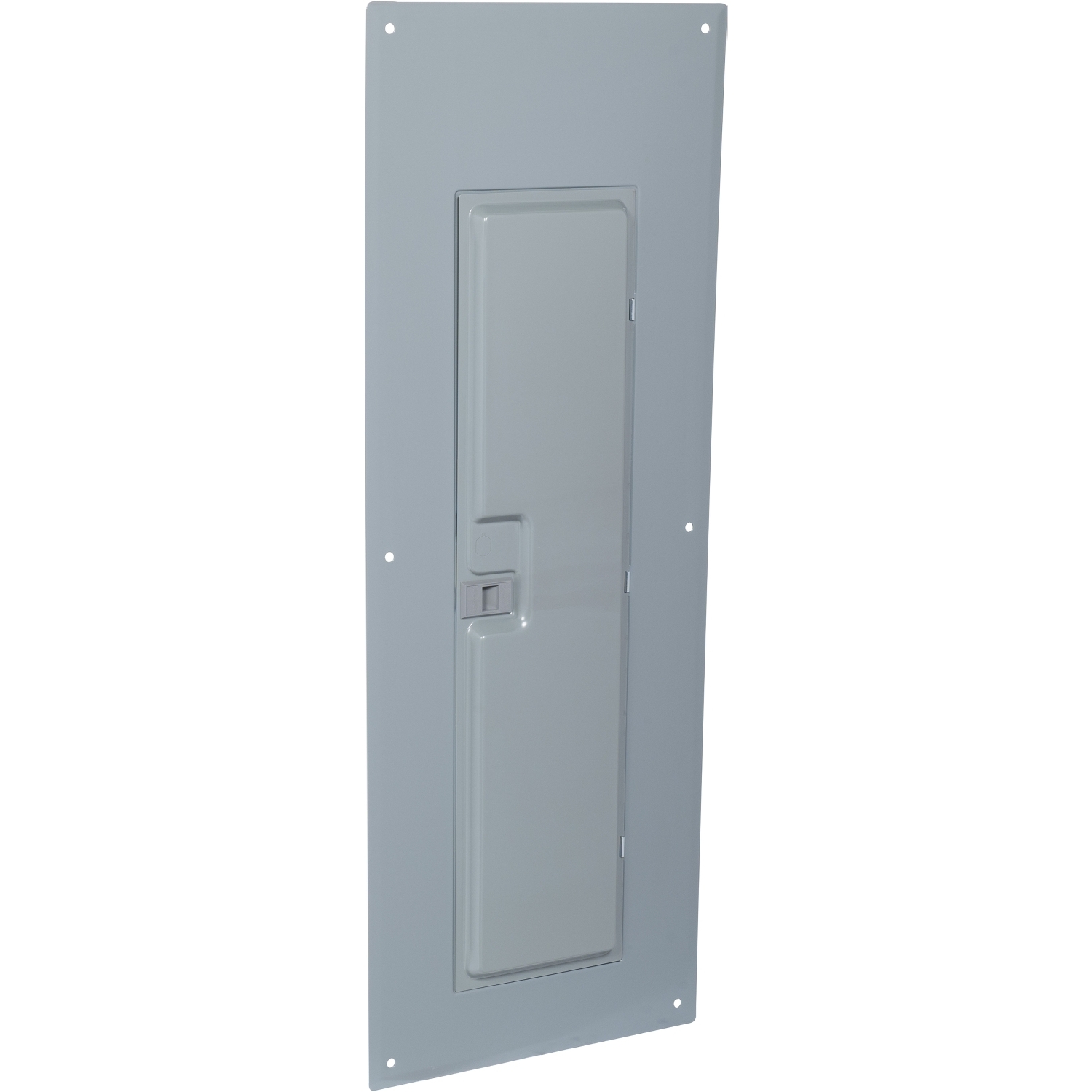 Replacement cover, QO, for 42 space load center with 3 phase main breaker, flush, gray