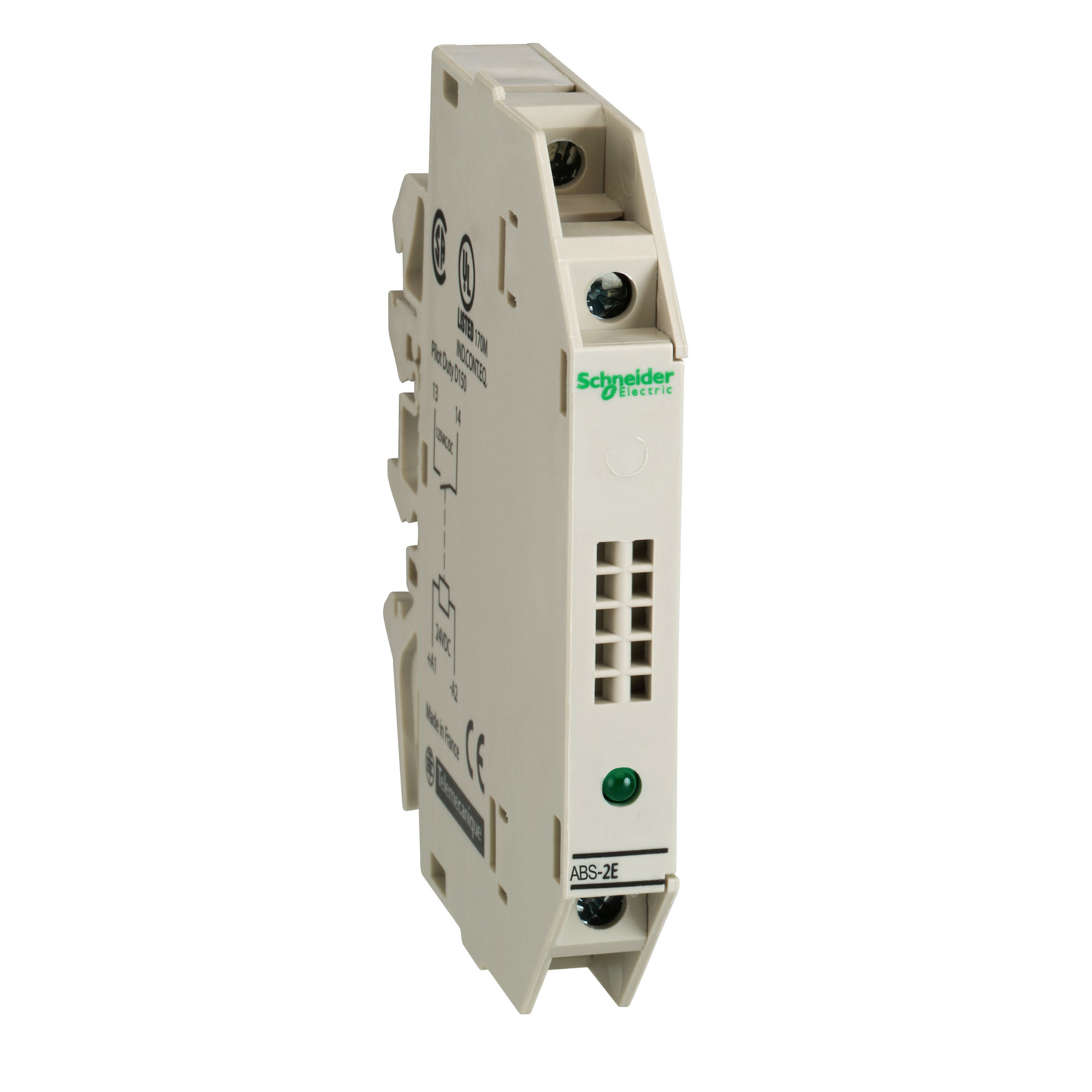 Telemecanique,INTERFACE RELAY - SOLID STATE,-25...70 AC at Us-5...55 AC unrestricted operation,5 V,9.5mm,<=1V at state 1,Schneider Electric,Screw clamp terminal,UL, IEC,asymmetrical DIN railcombination railsymmetrical DIN rail,interface for discrete signals,slim solid state input interface module