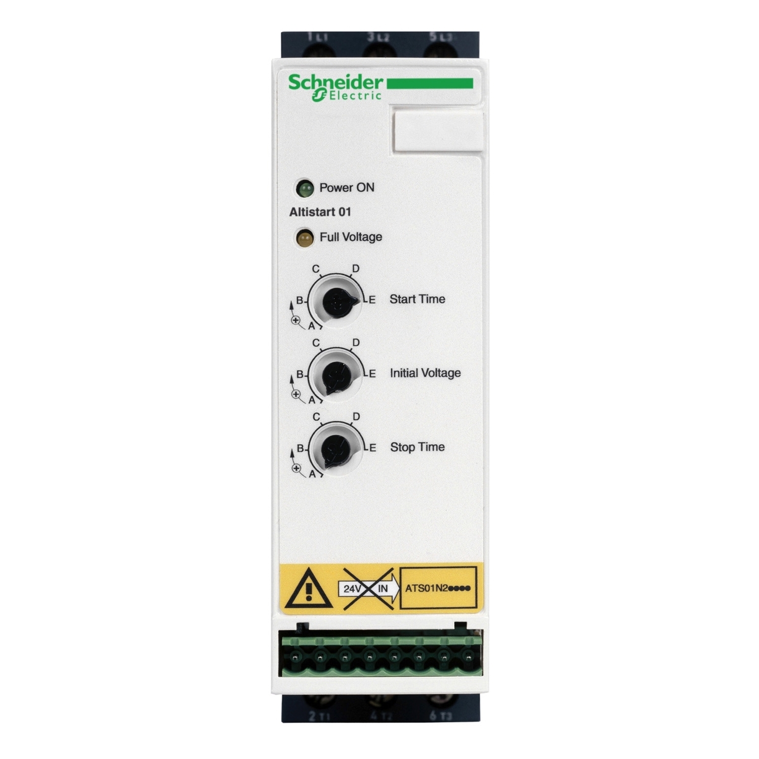 soft starter for asynchronous motor, Altistart 01, ATS01, 32A, 200 to 240V, 7.5kW