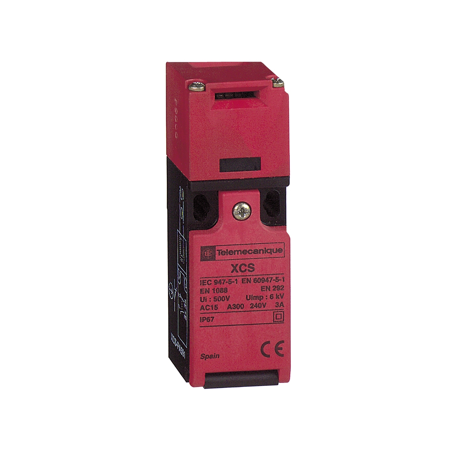 Safety switch, Telemecanique Safety switches XCS, plastic XCSPA, 1 NC + 1 NO, snap action, 1 entry tapped Pg 11