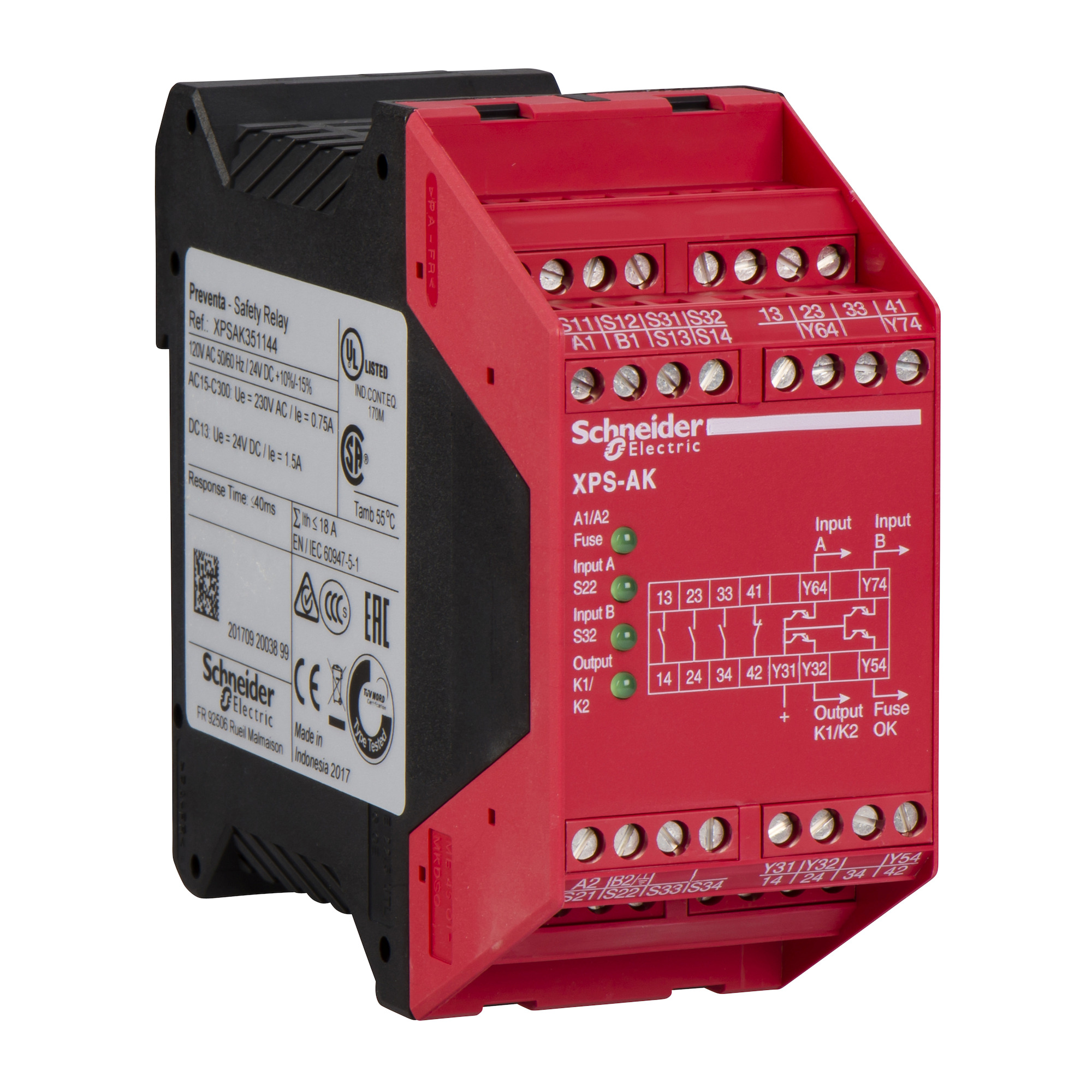 module XPSAC - Emergency stop - 115 V AC