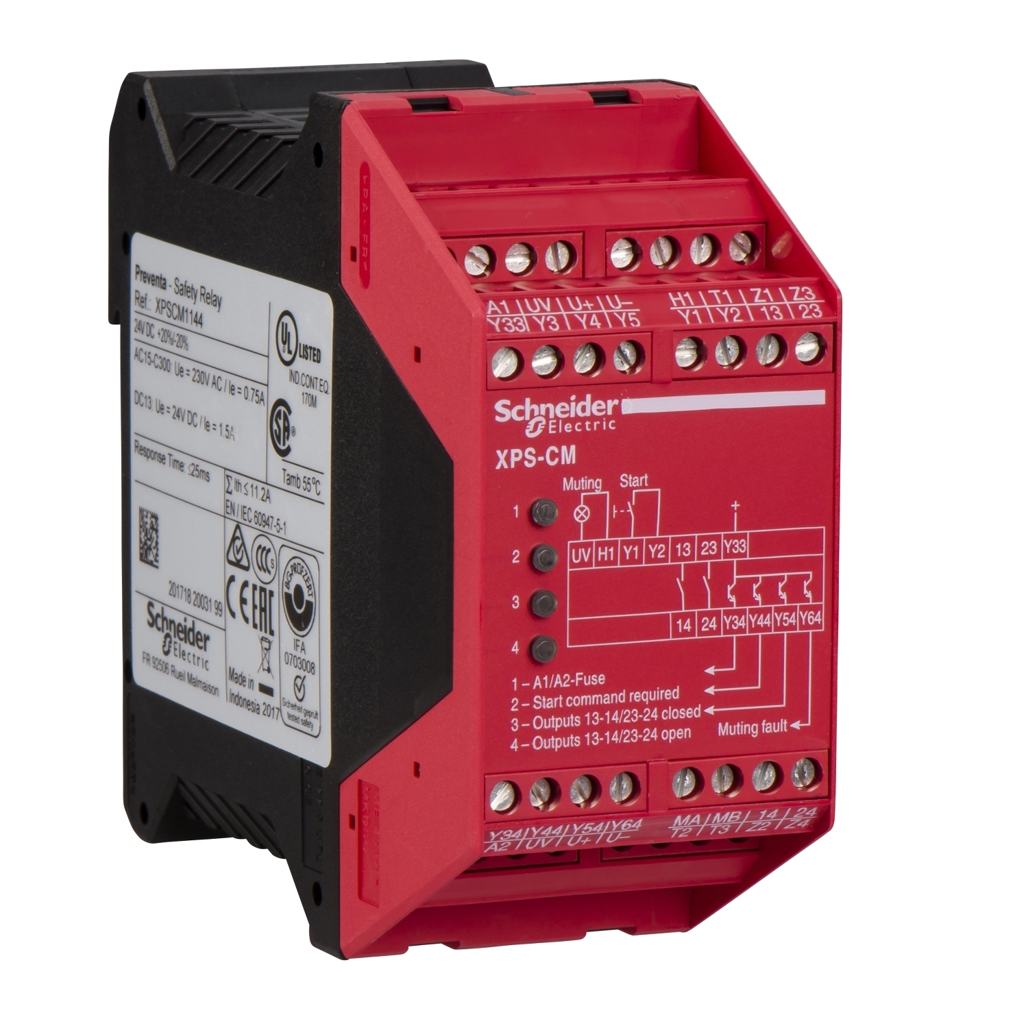 module XPS-CM - single-beam photo-electric sensors - 24 V DC