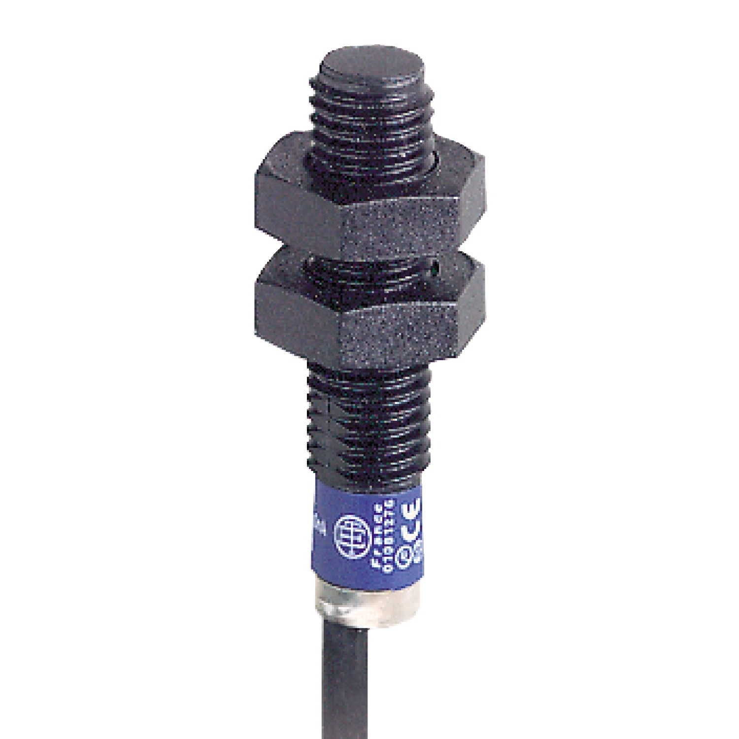 Inductive proximity sensors XS, inductive sensor XS4 M8, L33mm, PPS, Sn2.5 mm, 12...24 VDC, cable 2 m