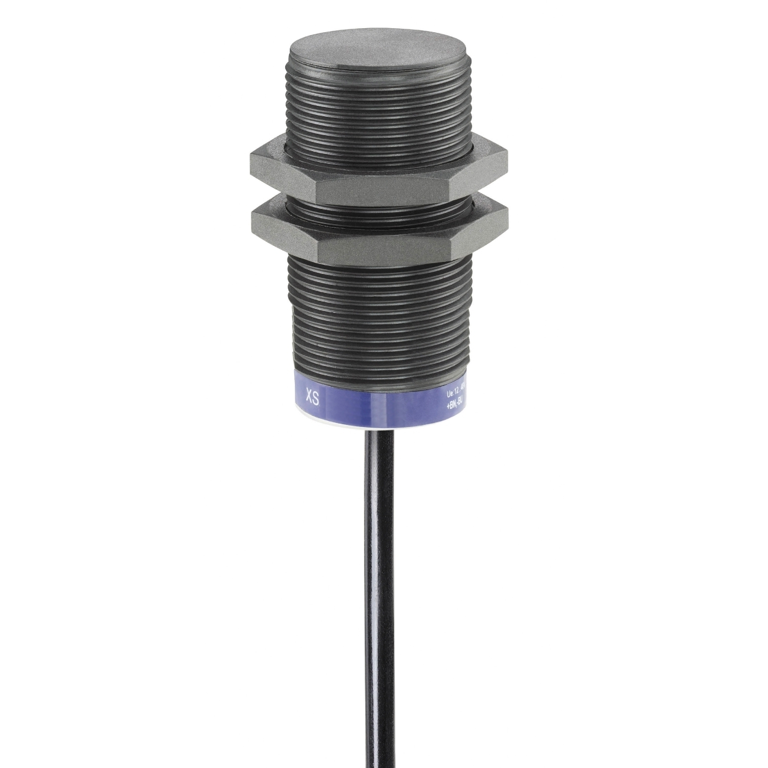 Inductive proximity sensors XS, inductive sensor XS4 M18, L41mm, PBT, Sn8mm, 12...24 VDC, cable 2 m