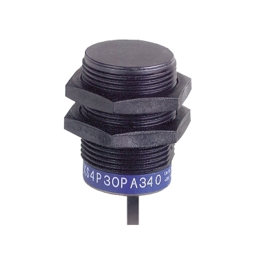 Inductive proximity sensors XS, inductive sensor XS4 M30, L43mm, PPS, Sn15mm, 12...24 VDC, cable 2 m