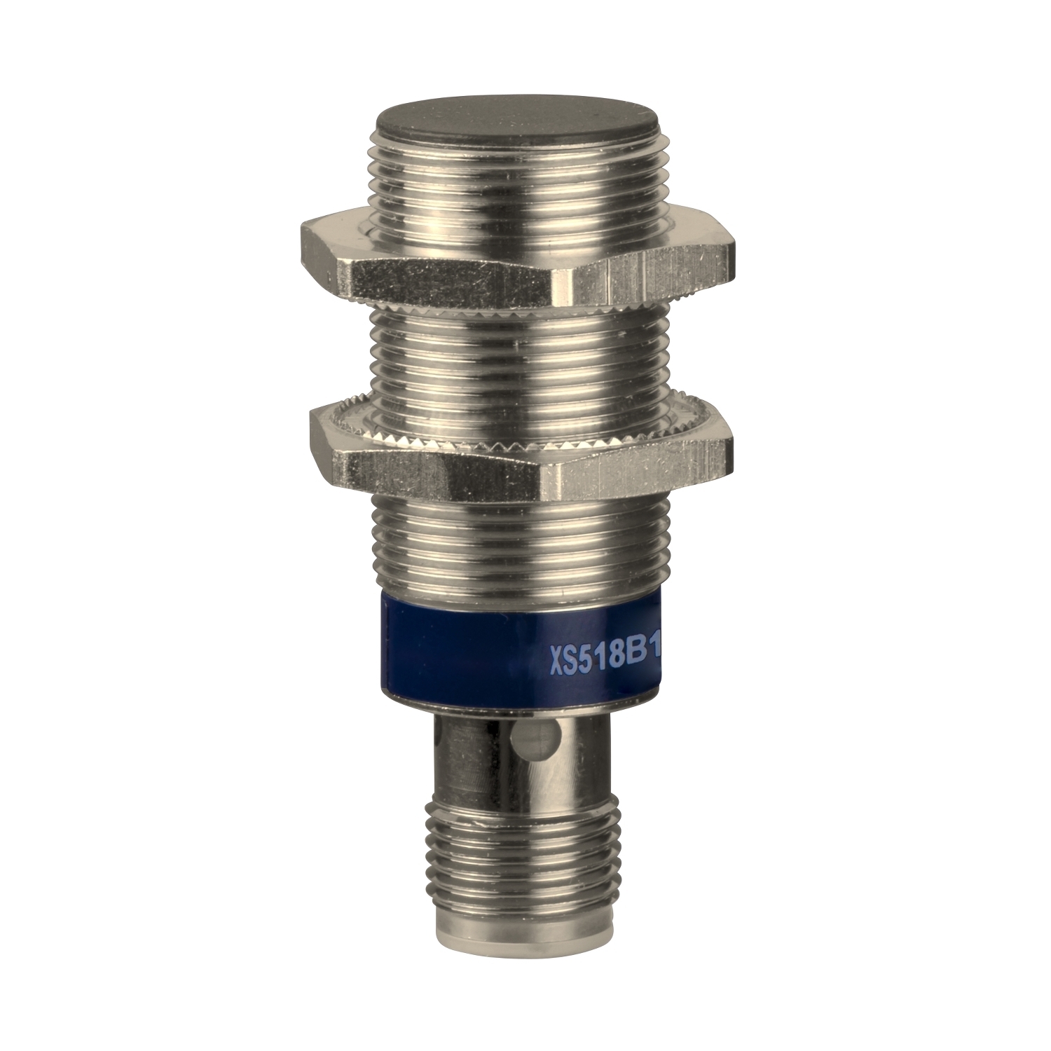 Inductive proximity sensors XS, inductive sensor XS5 M18, L64mm, brass, Sn5mm, 12..48VDC, M12