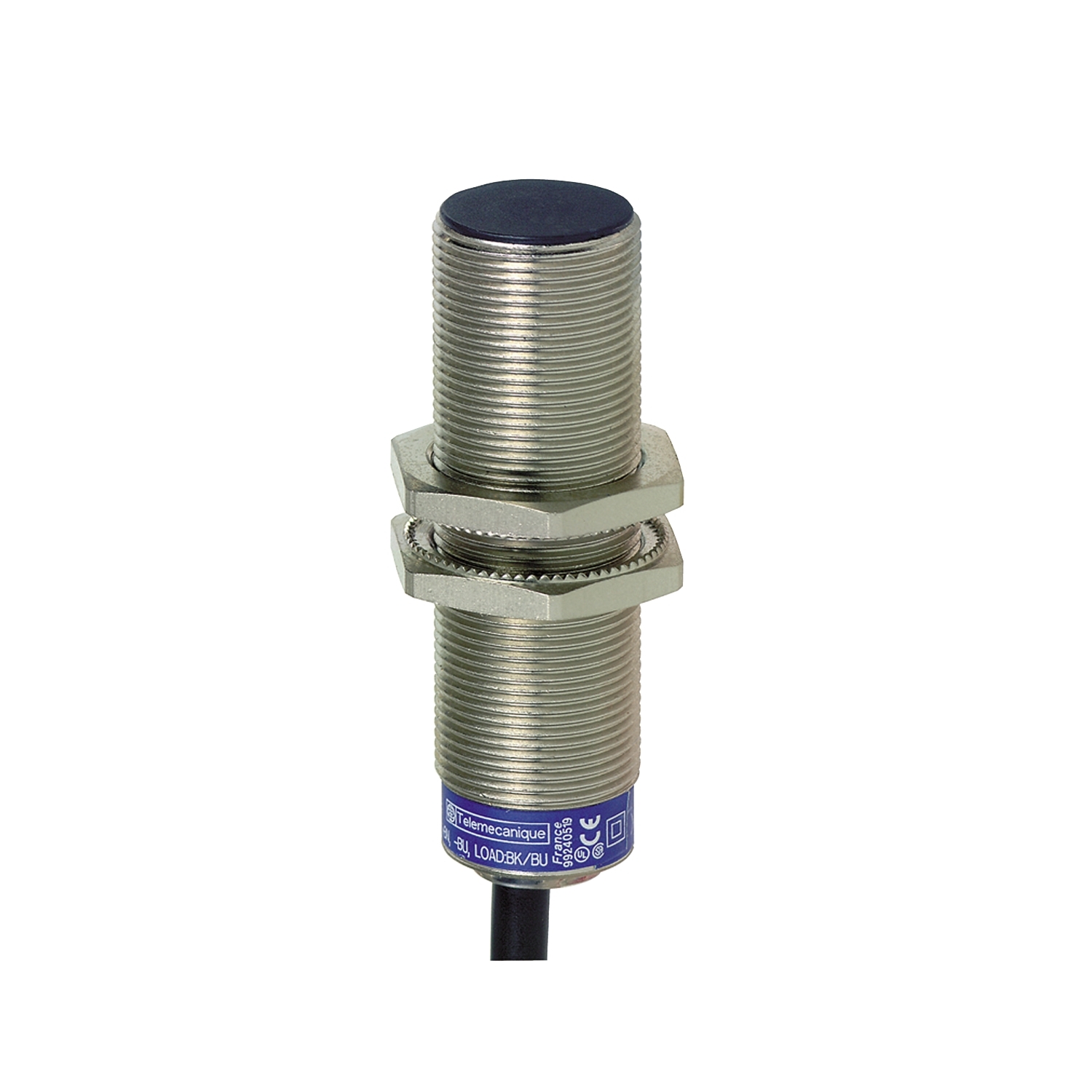 Inductive proximity sensors XS, inductive sensor XS6 M18, L62mm, brass, Sn8mm, 24...240VAC/DC, cable 2 m