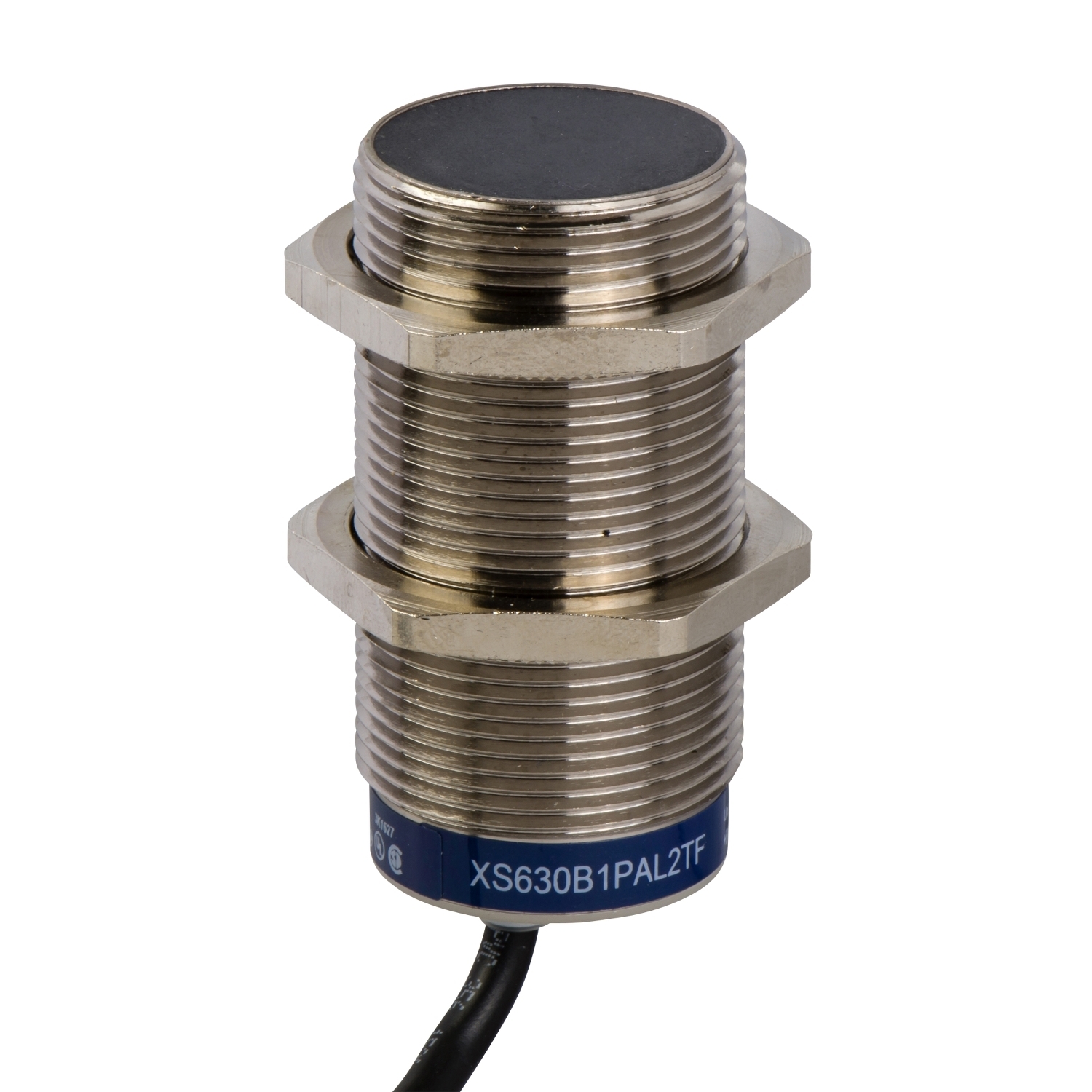 Inductive proximity sensors XS, inductive sensor XS6 M30, L74mm, brass, Sn15mm, 12...48 VDC, M12