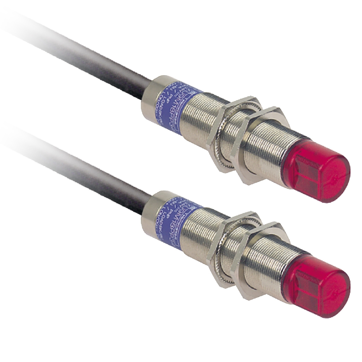 Photoelectric sensors XU, XU2, thru beam, 90, Sn 15 m, 24...240VAC/DC, cab. 2 m