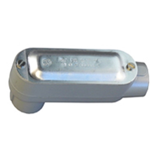 FM9; Unilet; Type LB-A Conduit Body With Cover and Gasket Assembly; 1-1/2 Inch, Copper-Free Die Cast Aluminum, Epoxy Powder Coated