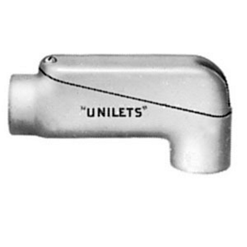 Type LBD Mogul Conduit Body, 1 inch, Malleable Iron, Triple-Coat (Zinc Electroplate/Chromate/Epoxy Powder Coat)