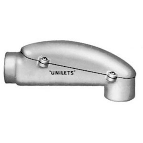 Type LBD Mogul Conduit Body, 2 inch, Malleable Iron, Triple-Coat (Zinc Electroplate/Chromate/Epoxy Powder Coat)