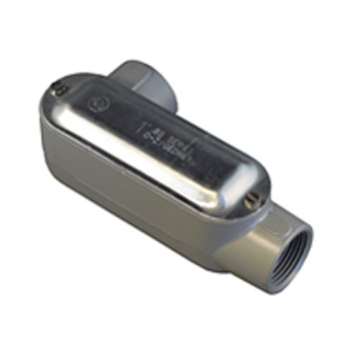 Type LL Conduit Body with Cover & Gasket, 1 inch, Copper-Free Aluminum, Epoxy Powder Coated