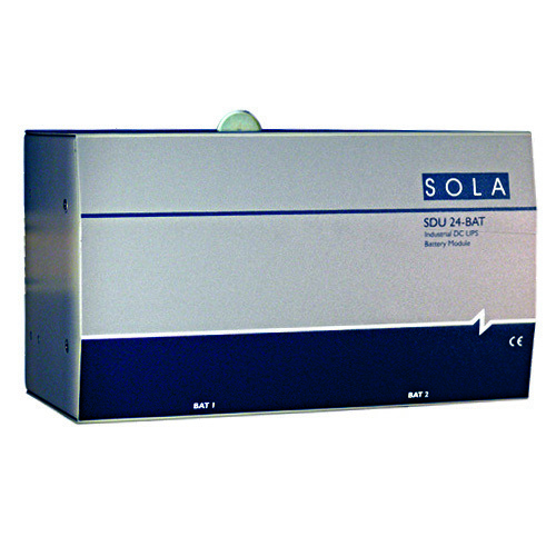 SDU Series Battery, 24 Vdc, DIN Rail/Panel Mount Battery Module (Cable Included)