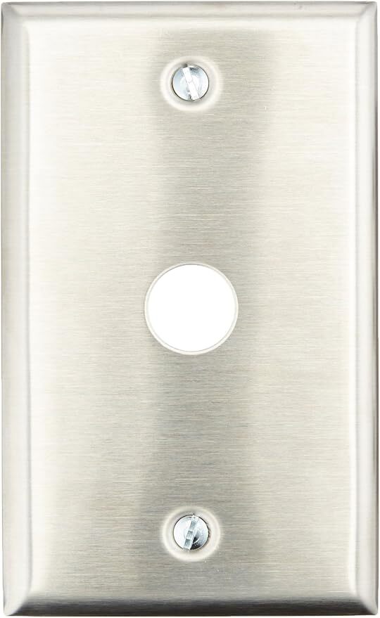 Push Button Mounting Plate, Siliver