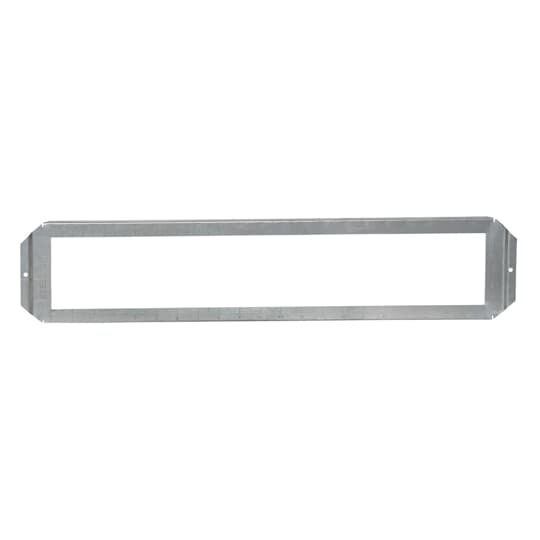 Horizontal Mounting Bracket, Length 24 Inches, Galvanized Steel, Stamped Rule on Bracket with 1/4 Inch, 1/2 Inch, and 1 Inch Markings, Bracket Accepts Three 4 Inch Square or Two 4-11/16 Inch Boxes, Deep or Shallow