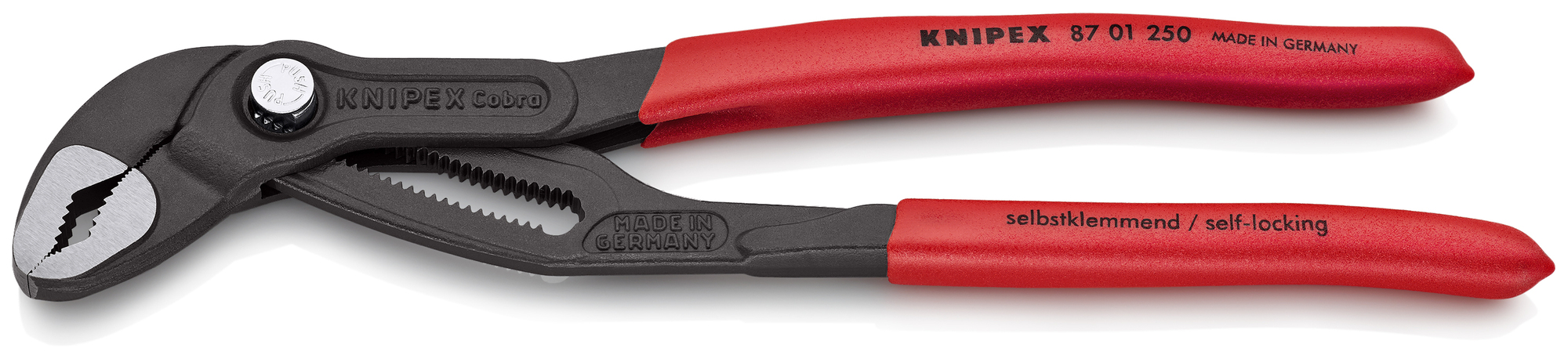 Cobra Water Pump Pliers, 10 in., Non-Slip Plastic