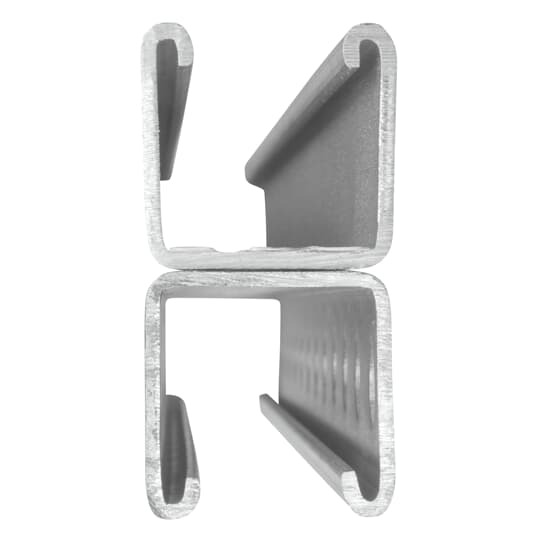 Channel, 12 Gauge, 1-5/8 Inch x 13/16 Inch, Length 10 Feet, Half Slotted Pre-Galvanized Steel with 9/16 Inch X 1-1/8 Inch Slots on 2 Inch Centers, Back to Back Combination