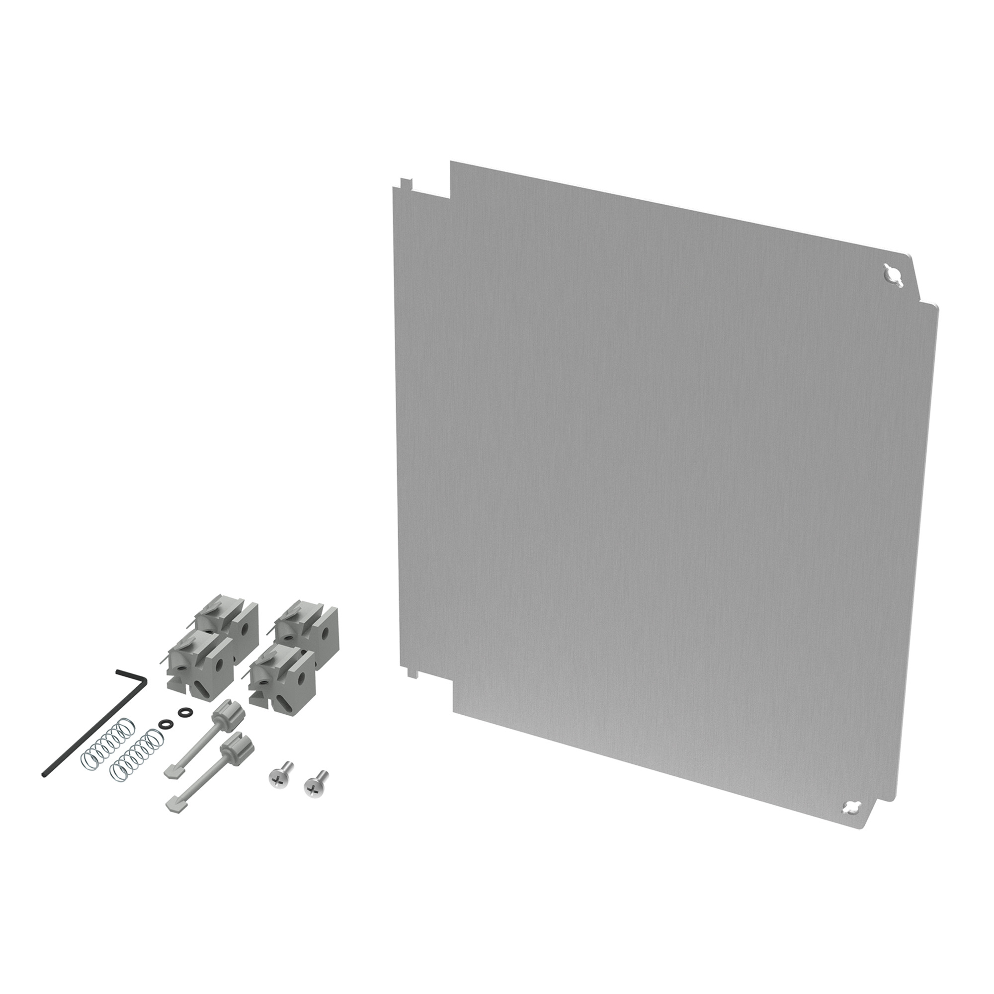 PolyPro Swing-Out Panel Adjustable, 6.75x4.88, Anodized, Aluminum