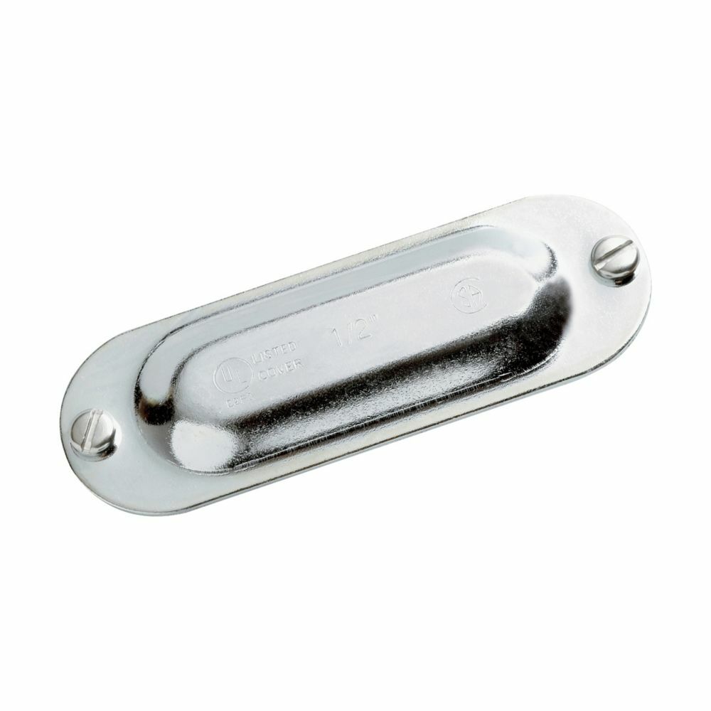 Eaton Crouse-Hinds series Condulet Form 5 cover, Sheet steel, 2-1/2" or 3"