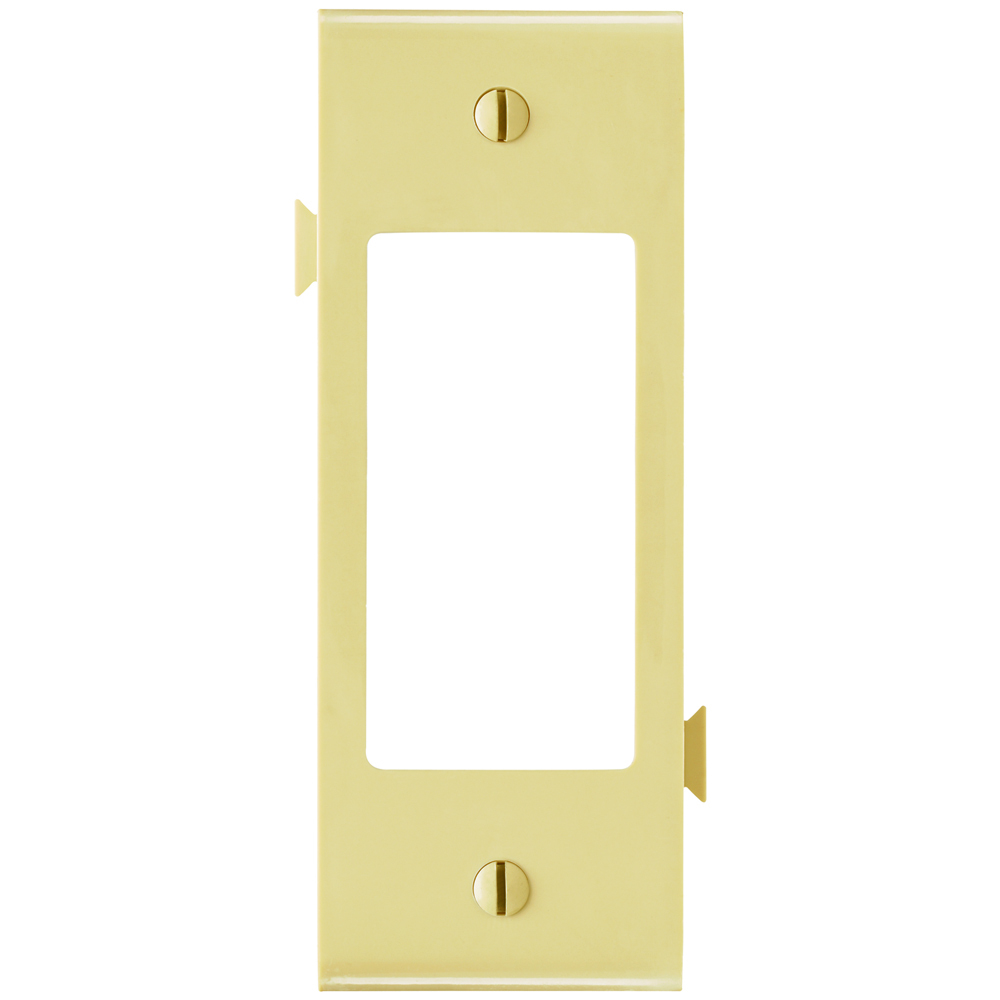 Sectional Wall Plate Semi-Jumbo Decorator Center Section Ivory