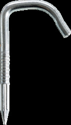 Round Nail Straps, Fits 1" EMT or 3/4" Rigid Conduit, 12 Gauge, Stamped, Zinc