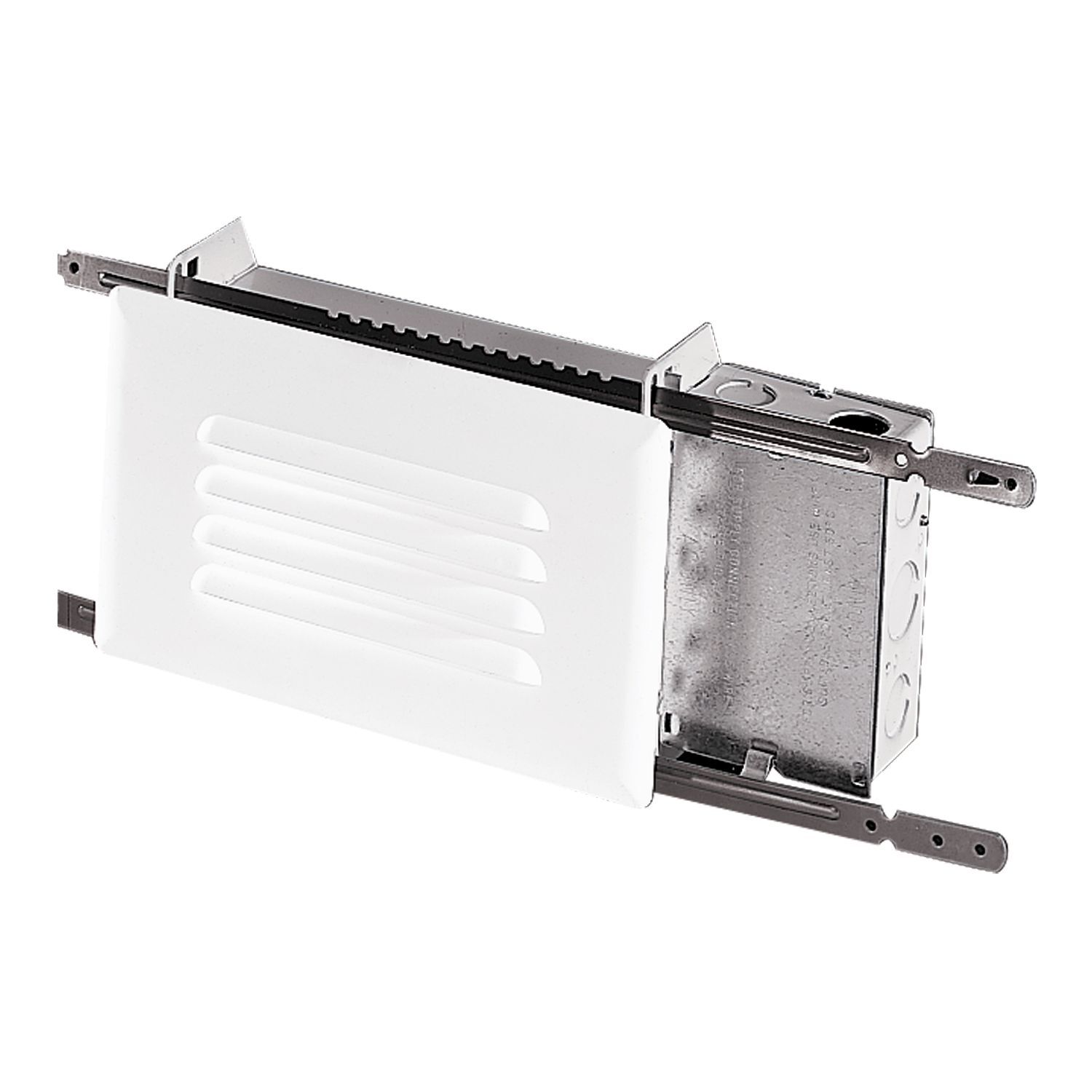 Step Light, IC, Incandescent, with Louver Face Plate, Junction Box & Bar Hangers