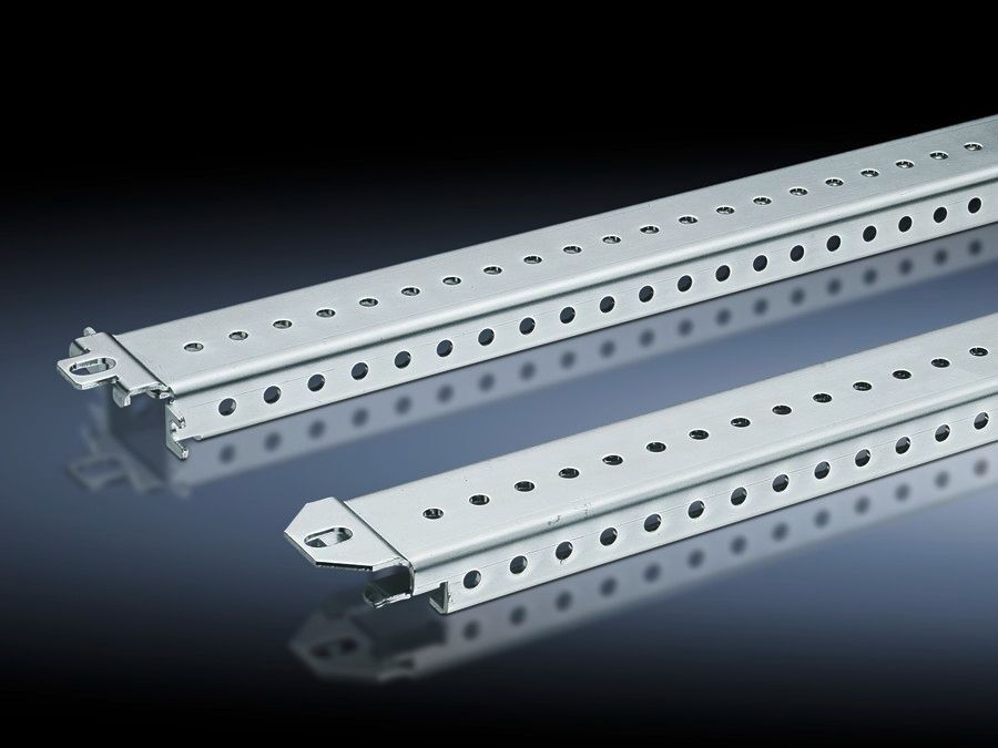 TS Punched rail 18 x 38 mm, for W/D: 500 mm