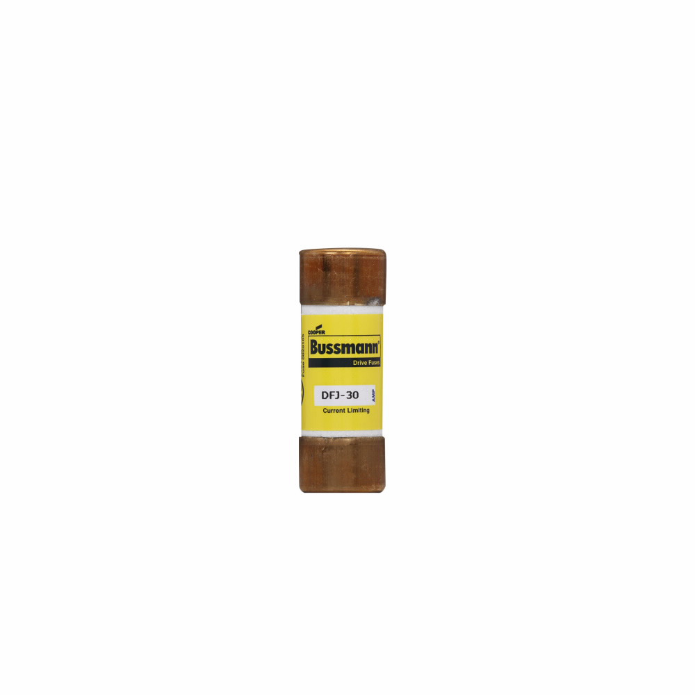 Eaton Bussmann series DFJ high speed fuse, 600 Vac or less, 450 Vdc or less, 20A, 200 kAIC at 600 Vac, 100 kAIC 450 Vdc, Non Indicating, High speed fuse, Class J, Melamine tube