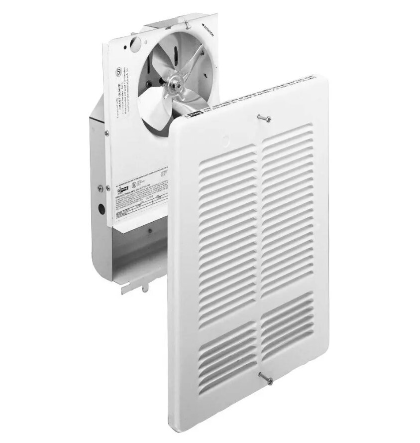 Economy Wall Heater Interior & Grill, 2000/1000W 240/208V, White