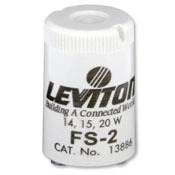 Fluorescent Starter, 15-20 Watts, FS-2