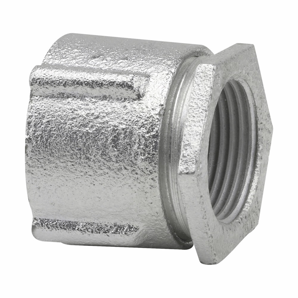 193 3-Piece Conduit Coupling, 1-1/4 in, For Use With Rigid/IMC Conduit, Malleable Iron, Zinc Plated