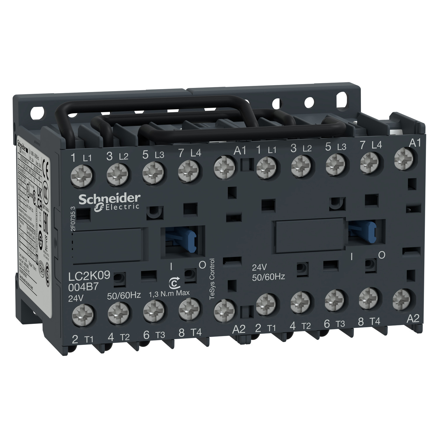 Changeover contactor, TeSys K, 4P, AC-1, lt or eq to 440V 10A, 110VAC coil