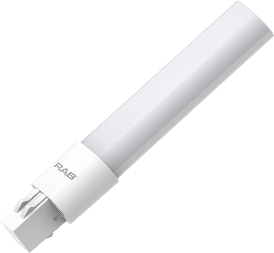 LED Pls Plastic Type A+B 5.5W,Hori, 4000k, 550Lm Gx23