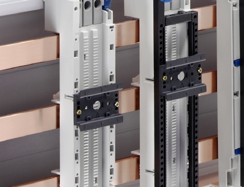 Support rails 35 x 10 mm, for OM adaptor/support, TS 55D