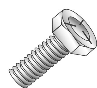 1/2-13 x 3/4" Hex Head Cap Screw, Grade 5, Fully Threaded, Zinc Plated, Box