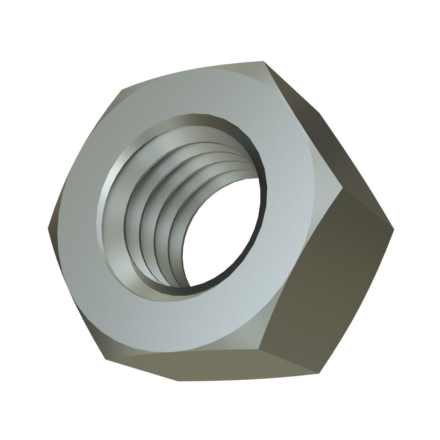 UNISTRUT HEX NUT, 3/8", 3/8"x 11/32"x 3/8", EG
