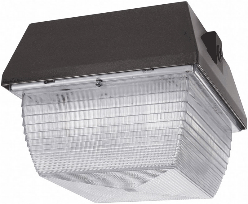 Vandalproof 2400 Lumens Van3 9 Inches X 9 Inches Ceiling 32W Cfl Qt Bronze