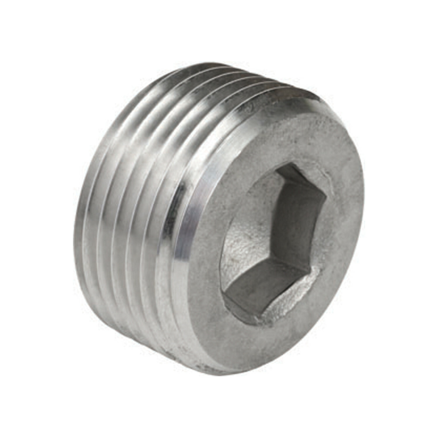 Stainless Steel 316 Cntr Sunk Hex Plug  3/4"
