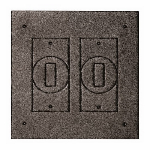 Weatherproof 2 Gang Multiuse 1/8 Thick Gasket, Black