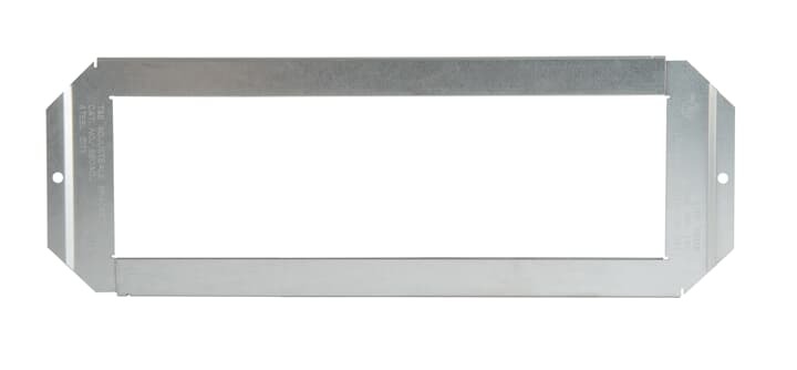 Adjustable Box Bracket, Length 12 Inches to 25 Inches Stud to Stud, Galvanized Steel, Fits 4 Inch Square, 4-11/16 Inch, or 5 Inch Square Boxes