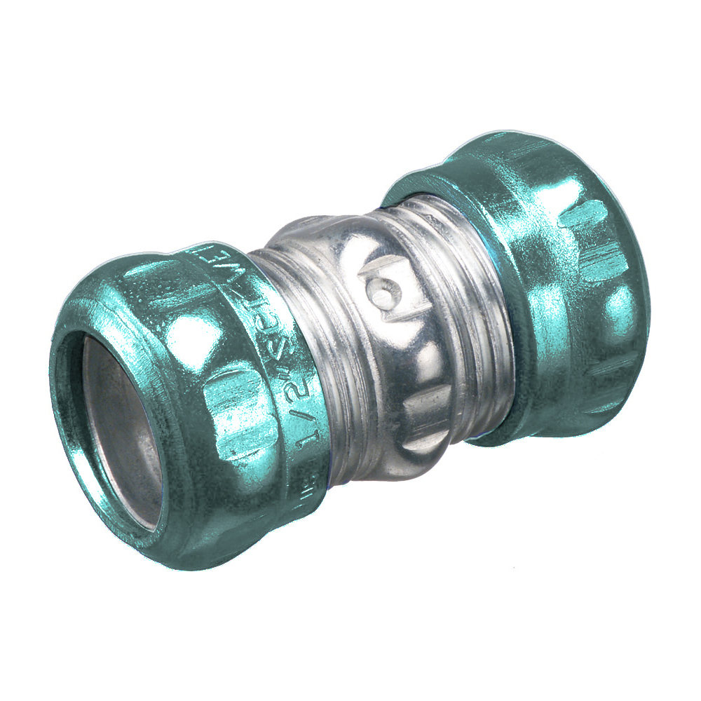 838RT Raintight EMT Compression Coupling, 3-1/2 inch, Steel