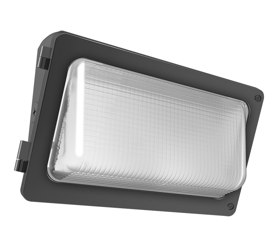 W34 Wallpack 86W,9100Lm LED, 120-277V, 5000k, 80 CRI, Bronze