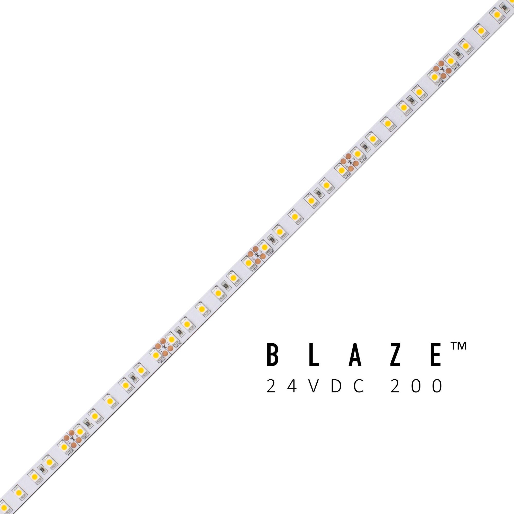 BLAZE 200 LED Tape Light, 24V, 3000K, 100 ft. Spool